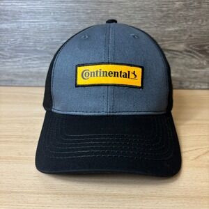 Continental Hat Cap Snap Back Gray Tires Racing One Size Adjustable
